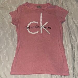 Calvin Klein Jeans Pink Short Sleeve Tee